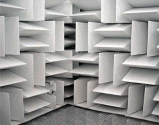 Anechoic chamber interior view