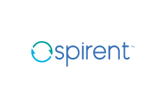 Spirent brand identity on white background