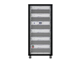 Data server rack with multiple units